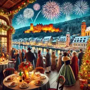 Silvester in Baden-Württemberg 2025 – Feuerwerk über Sehenswürdigkeiten und festliche Atmosphäre