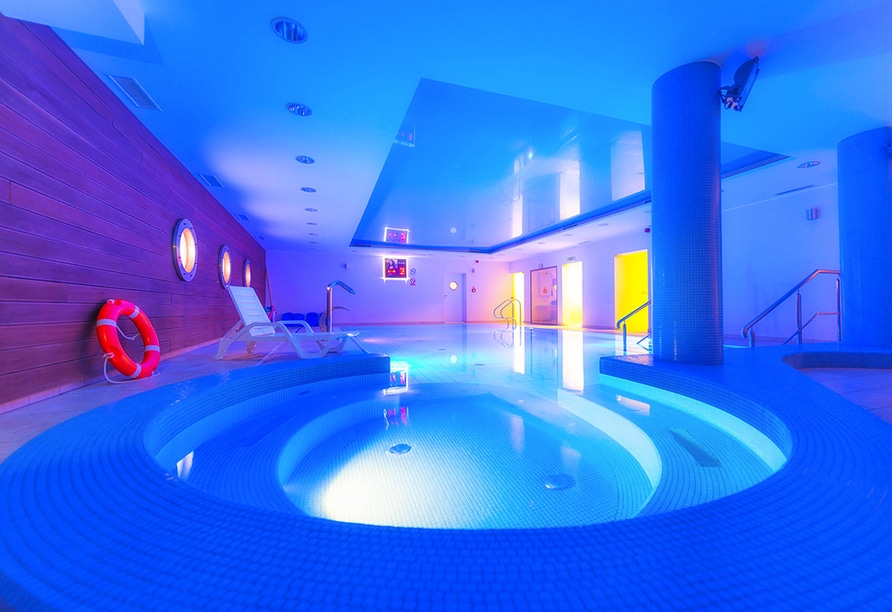 Entspannender Wellnessbereich im Hotel Mona Lisa, perfekt für Erholung an Silvester.