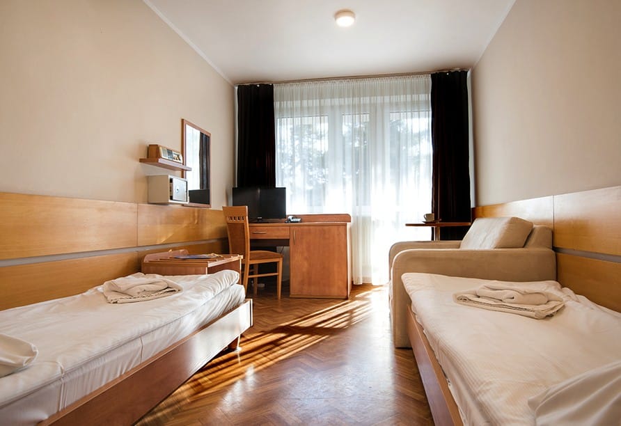 omfortables Zimmer im Hotel Venus Spa für Silvester