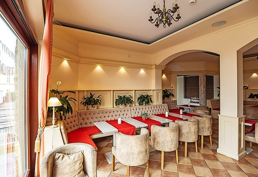 Lounge-Bereich im Hotel Trofana Sun & Sea, perfekt für entspannte Silvesterabende