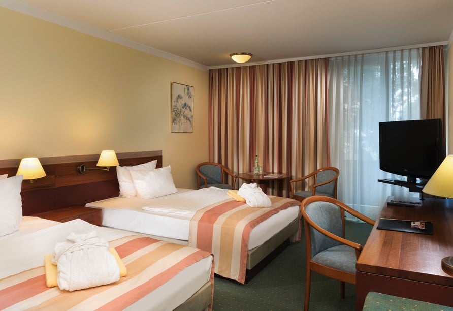 Doppelzimmer im Wyndham Garden Kassel für einen komfortablen Silvesteraufenthalt