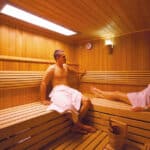 Sauna im Hotel Trofana Sun & Sea, ideal zum Entspannen während der Silvesterfeier