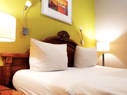Traditionell eingerichtetes Zimmer im Hotel Bentheimer Hof, perfekt für einen Silvesteraufenthalt