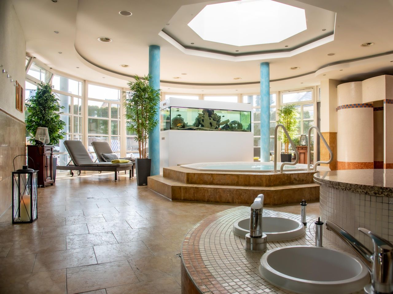 Entspannender Wellnessbereich im Hotel Post, ideal zum Ausklingen des Jahres