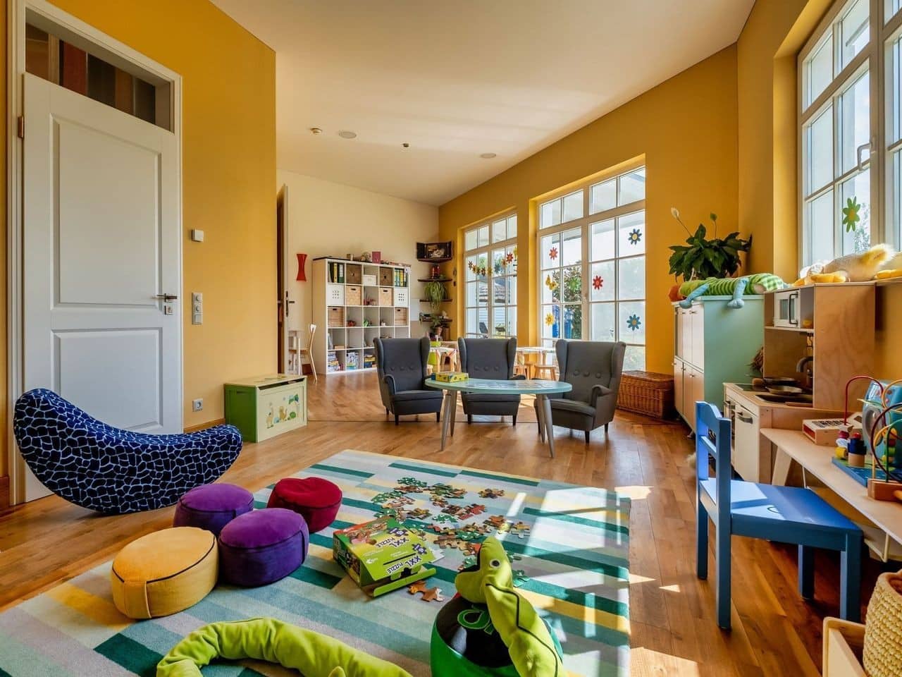 Kinderspielbereich im Precise Resort Schwielowsee für die Silvesterreise mit Familie