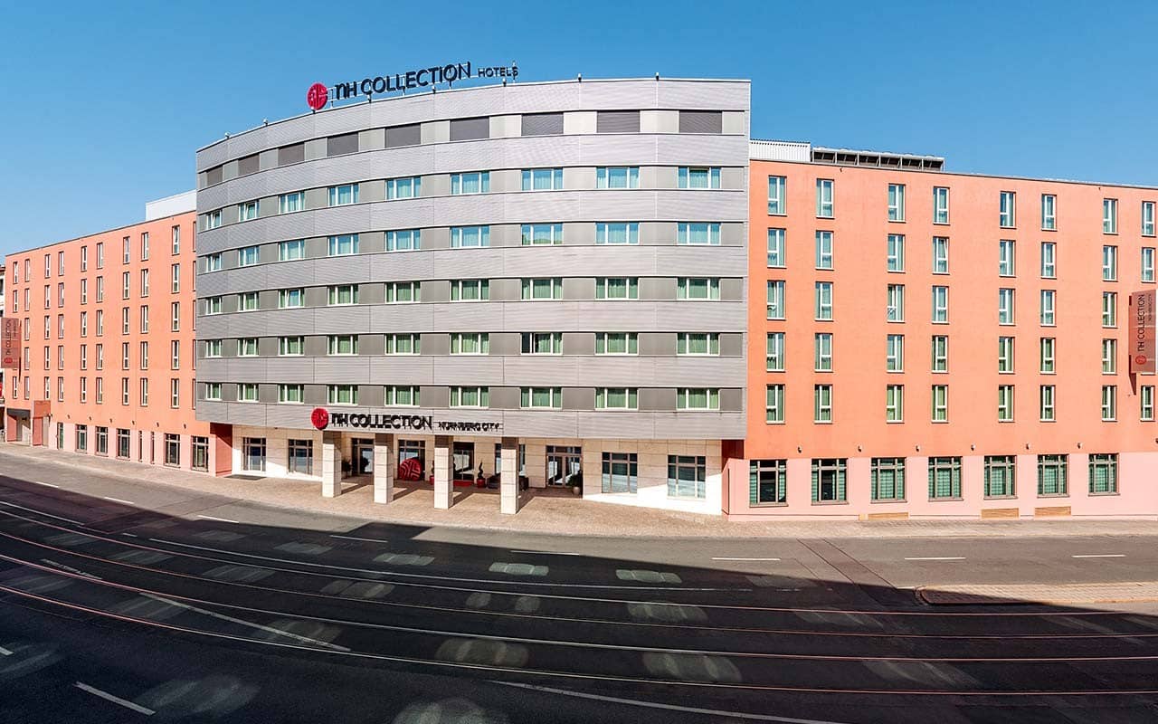 Außenansicht des NH Collection Nürnberg City Hotels für einen stilvollen Silvesteraufenthalt