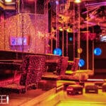 Stilvolle Sitzecke im Palais Club für die Silvesterparty in München