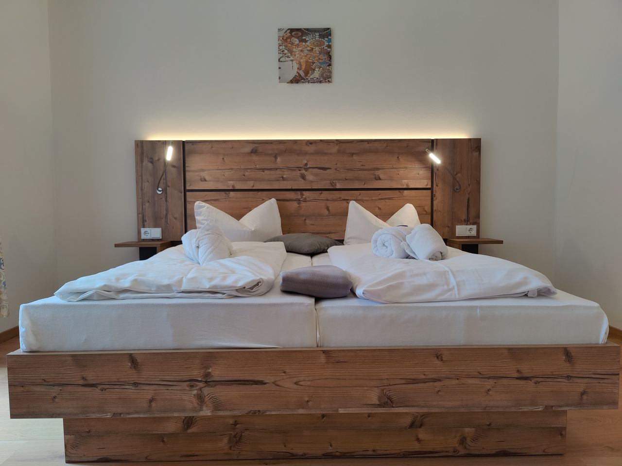 Gemütliches Doppelzimmer im Hotel Ferien vom Ich – ideal für Silvester im Bayerischen Wald