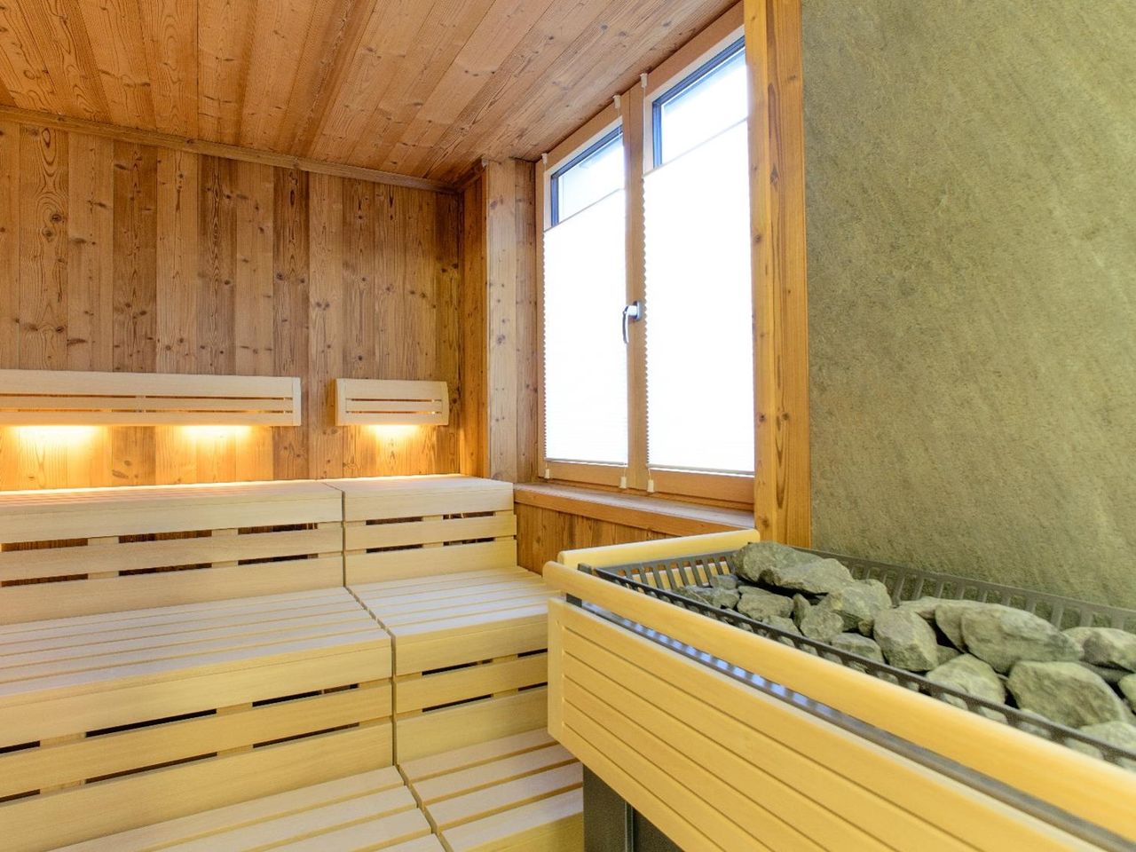 Die Sauna im Hotel Schloss Döttingen verspricht Entspannung während des Silvesterurlaubs