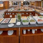 Festliches Buffet im Hotel Srni zu Silvester