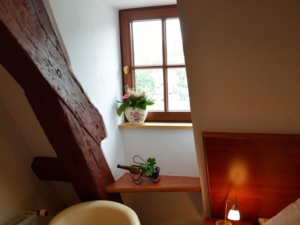 Romantische Ecke im Hotelzimmer im Hotel Jägerhof zu Silvester