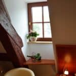 Romantische Ecke im Hotelzimmer im Hotel Jägerhof zu Silvester