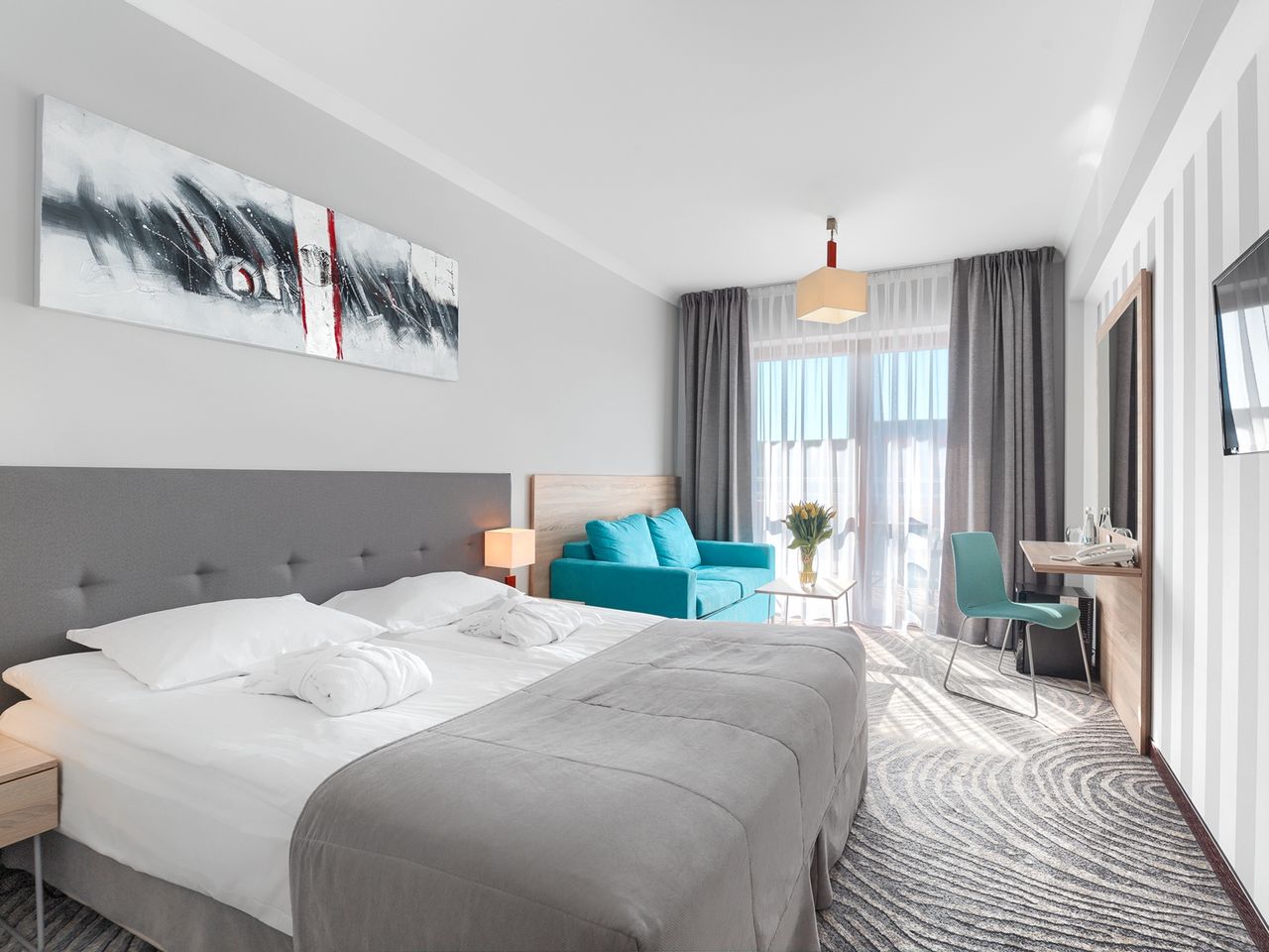 Modernes Doppelzimmer im Leda Spa Hotel Kolberg für Ihre Silvesterreise