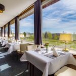 Restaurant im Panorama Ferien Hotel Harz mit Panoramablick auf den Harz während der Silvesterfeier