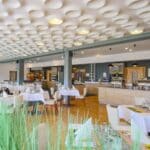 Silvesterfeier im Panorama Ferien Hotel Harz mit festlich gedecktem Restaurant und Buffet