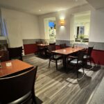 Restaurantbereich im Hotel Am Tierpark in Güstrow zur Silvesterzeit