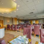 Restaurantbereich im SEEHOTEL Brandenburg an der Havel, ideal für Silvesterfeiern mit stilvollem Ambiente.