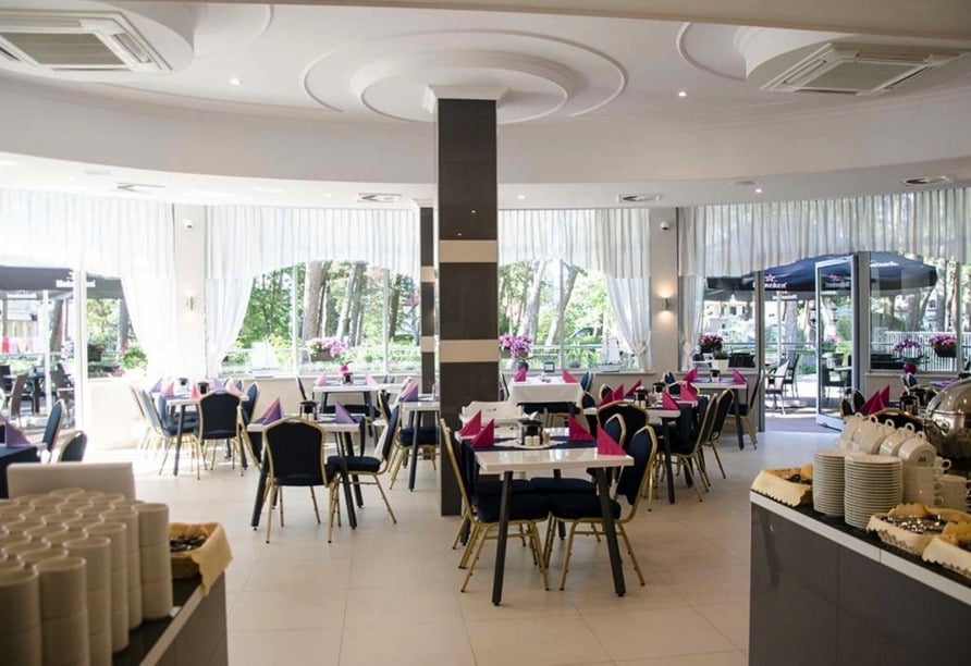 Restaurantbereich im Hotel Grand Kapitan Medi Spa zu Silvester