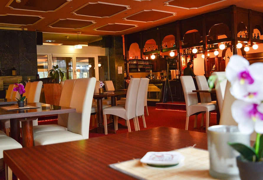 Modernes Restaurant im Carea Residenz Hotel Harzhöhe, perfekt für Silvester