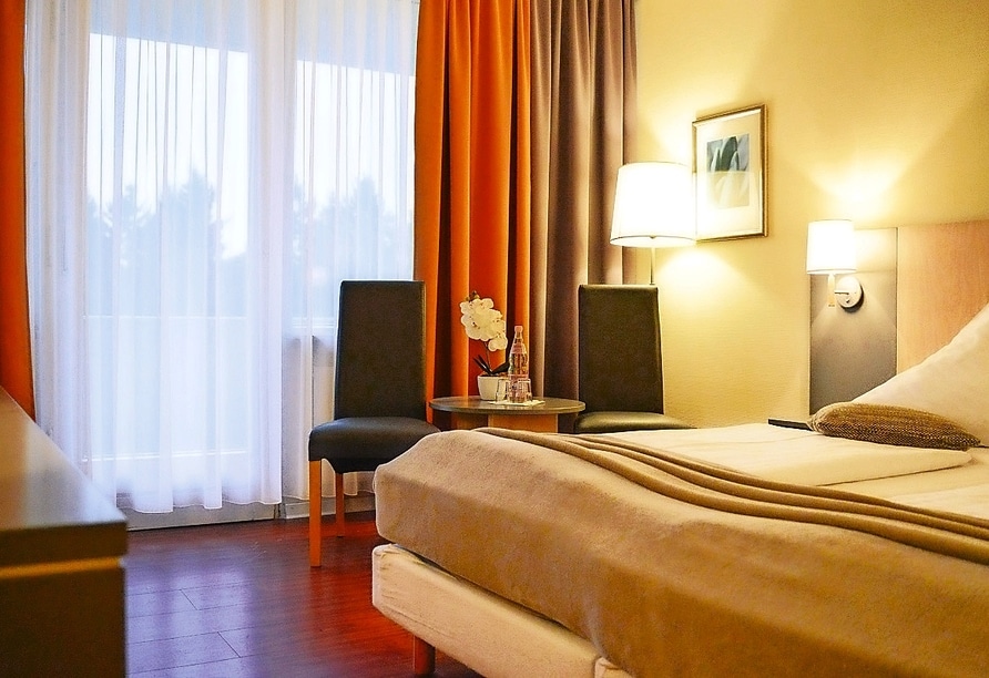 Gemütliches und komfortables Zimmer im Carea Residenz Hotel Harzhöhe