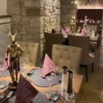 Festlich gedeckter Tisch zu Silvester im Hotel Jägerhof