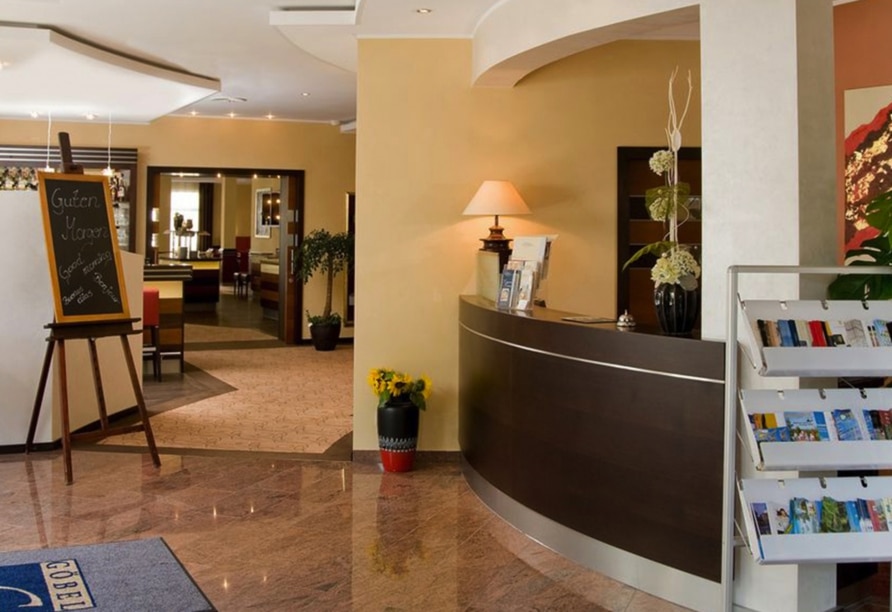 Rezeption im Göbel's Sophien Hotel zur Silvesterzeit in Eisenach