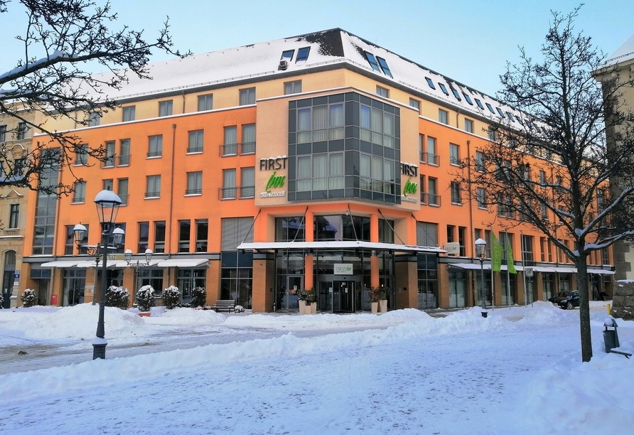 First Inn Hotel Zwickau im Winter zur Silvesterreise