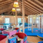 Freizeitbereich mit Billard und Tischtennis im Ferien Hotel Spree-Neiße
