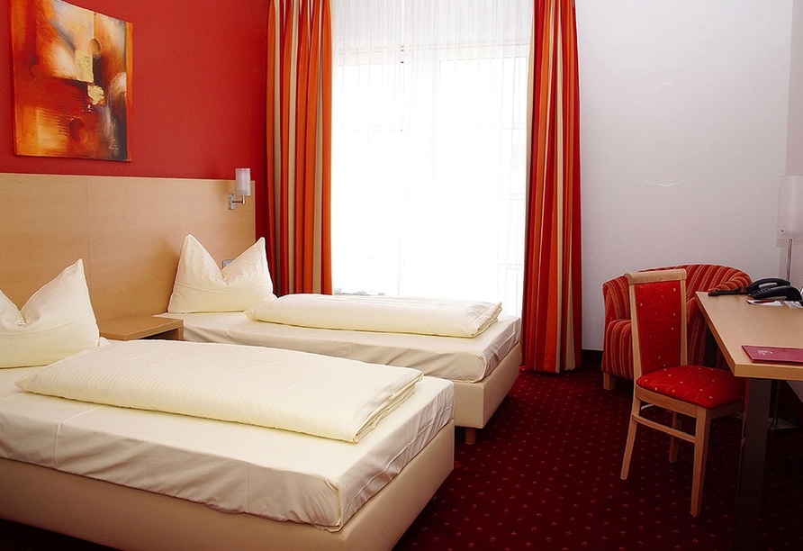 Hotelzimmer im Altstadthotel Arte in Fulda über Silvester