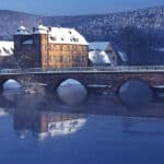 Winterliche Kulisse in Gemünden am Main nahe Hotel Imhof