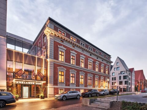 Außenansicht des Anklamer Hofs – Hotel für Silvester in Anklam
