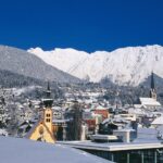 Winterliches Bergpanorama Imst Tirol mit Blick auf Silvesterurlaub
