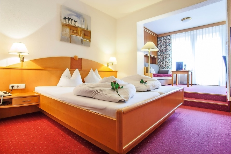Doppelzimmer mit Halbpension im Hotel Auderer für Silvester
