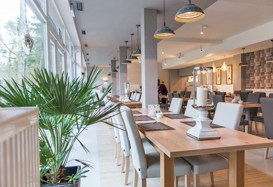 Heller Restaurantbereich im Hotel Borgata zu Silvester