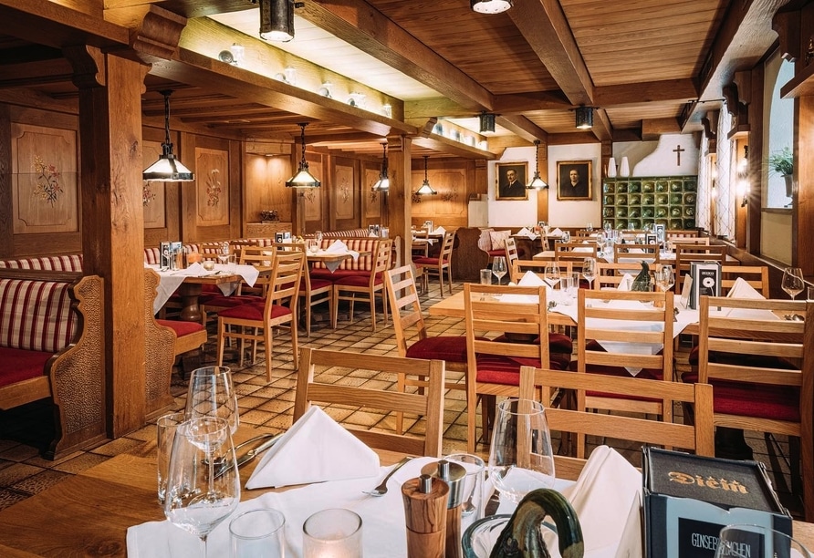 Gemütliches Restaurant im Hotel Diem für Silvesterfeier