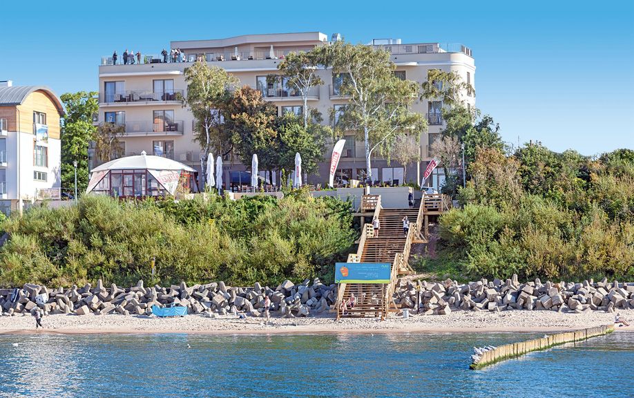 Hotel Lambert Medical Spa in Ustronie Morskie mit direktem Strandzugang zu Silvester