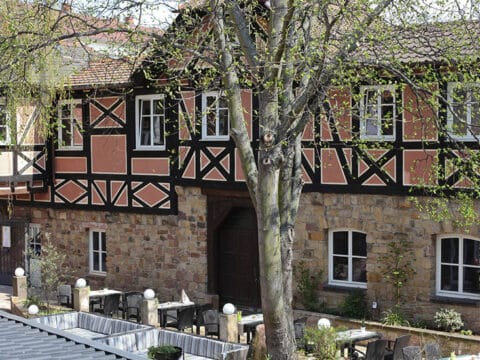 Außenansicht des Hotel Palatina in Neustadt an der Weinstraße