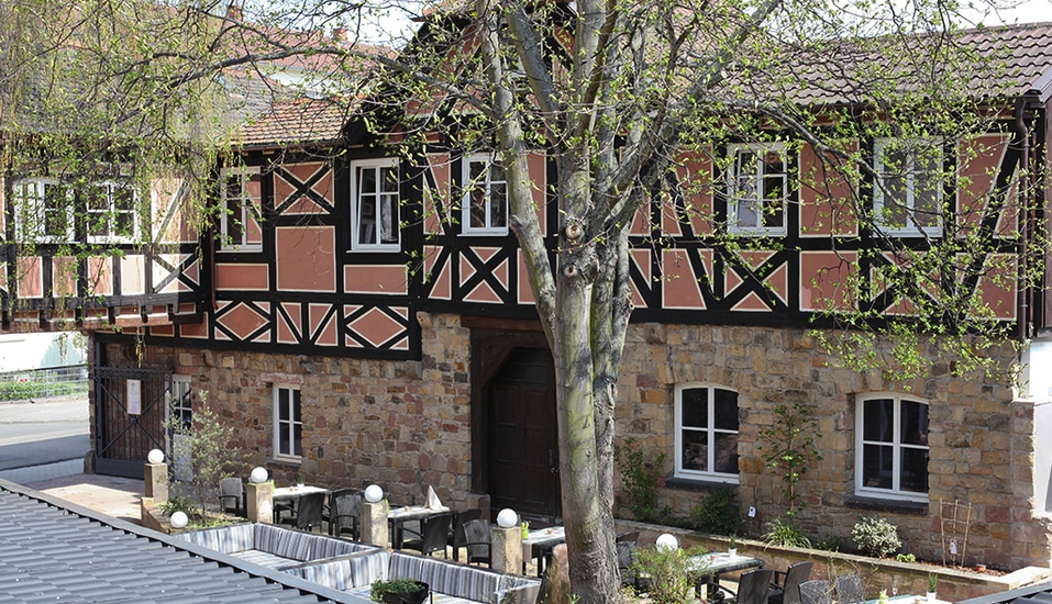 Außenansicht des Hotel Palatina in Neustadt an der Weinstraße