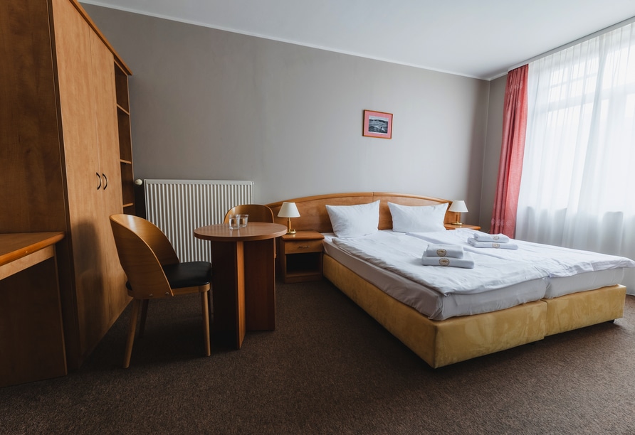 Gemütliches Doppelzimmer im Hotel Trofana Wellness & Spa für Silvester
