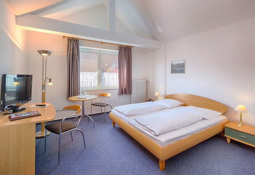 Standardzimmer im Hotel Zur Börse – Gemütlich über Silvester übernachten.