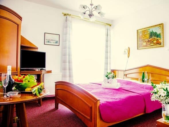 Gemütliches Zimmer im Schlosshotel Marienbad für einen entspannten Silvesteraufenthalt