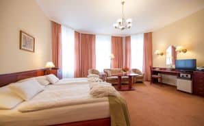 Gemütliches Doppelzimmer im Monti Spa Hotel für Silvesterurlaub