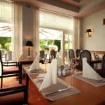 Restaurant mit Ausblick im Parkhotel Klüschenberg zu Silvester