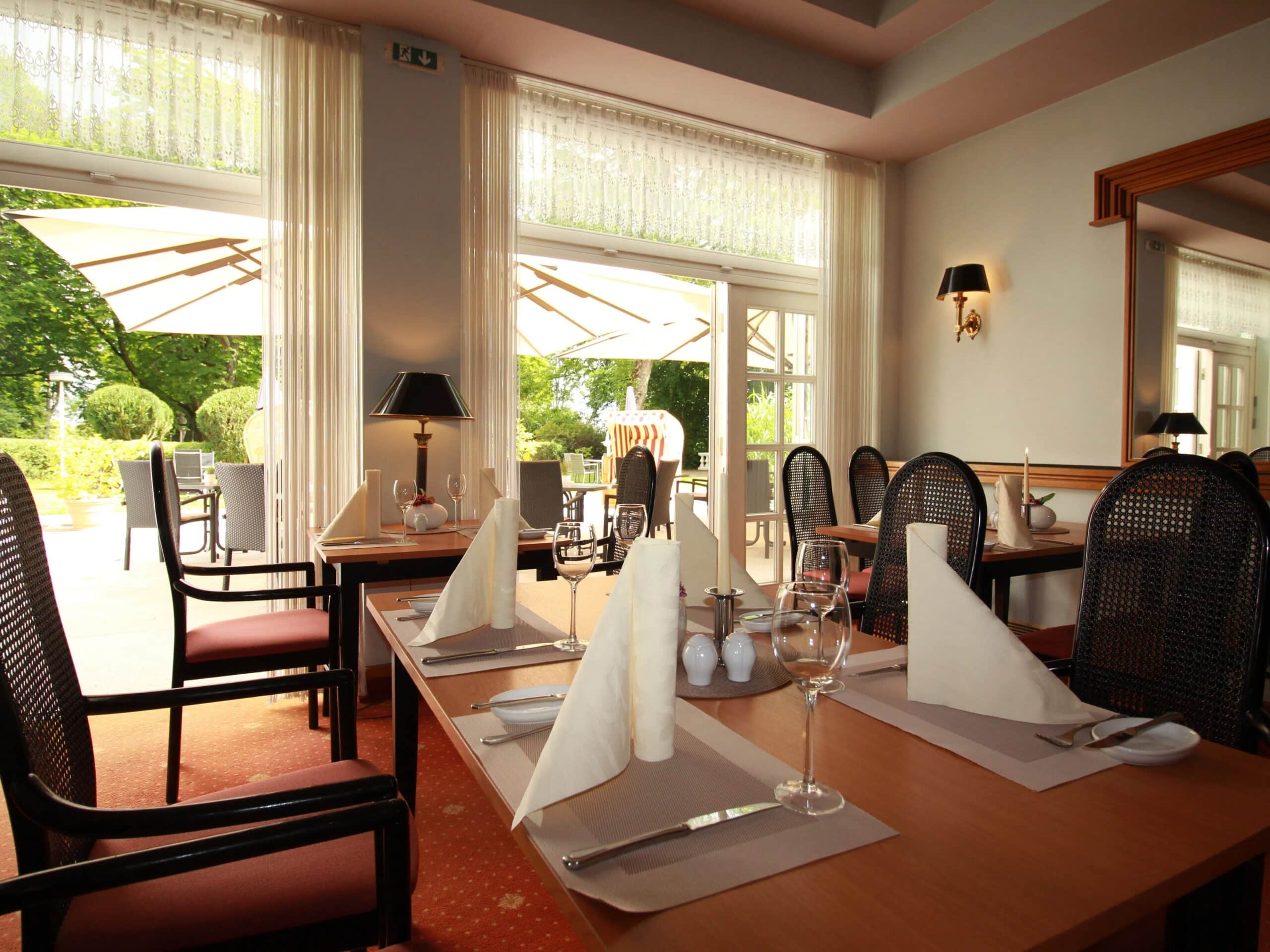 Restaurant mit Ausblick im Parkhotel Klüschenberg zu Silvester