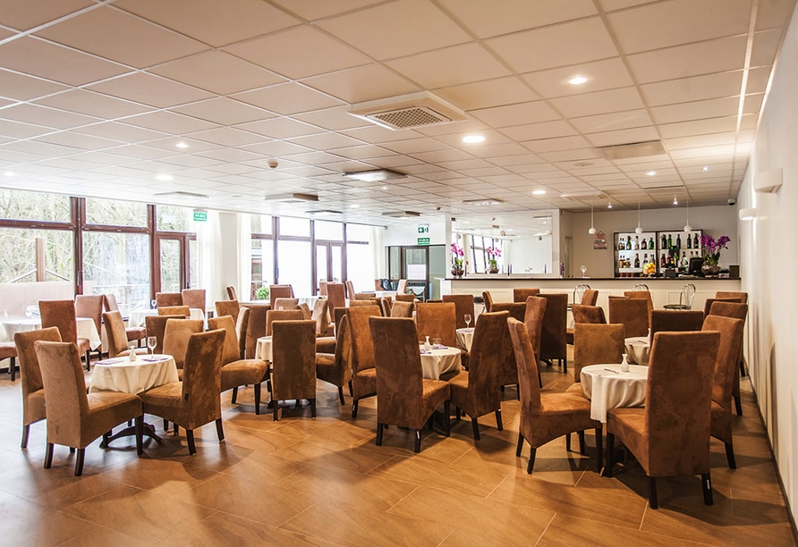 Elegantes Restaurant im Kurhaus Sobotka für das Silvesteressen