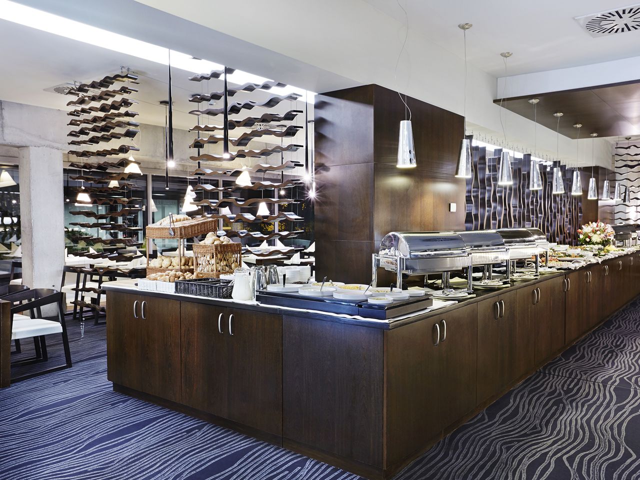 Frühstücks- und Buffetbereich im Royal Tulip Sand Hotel an Silvester