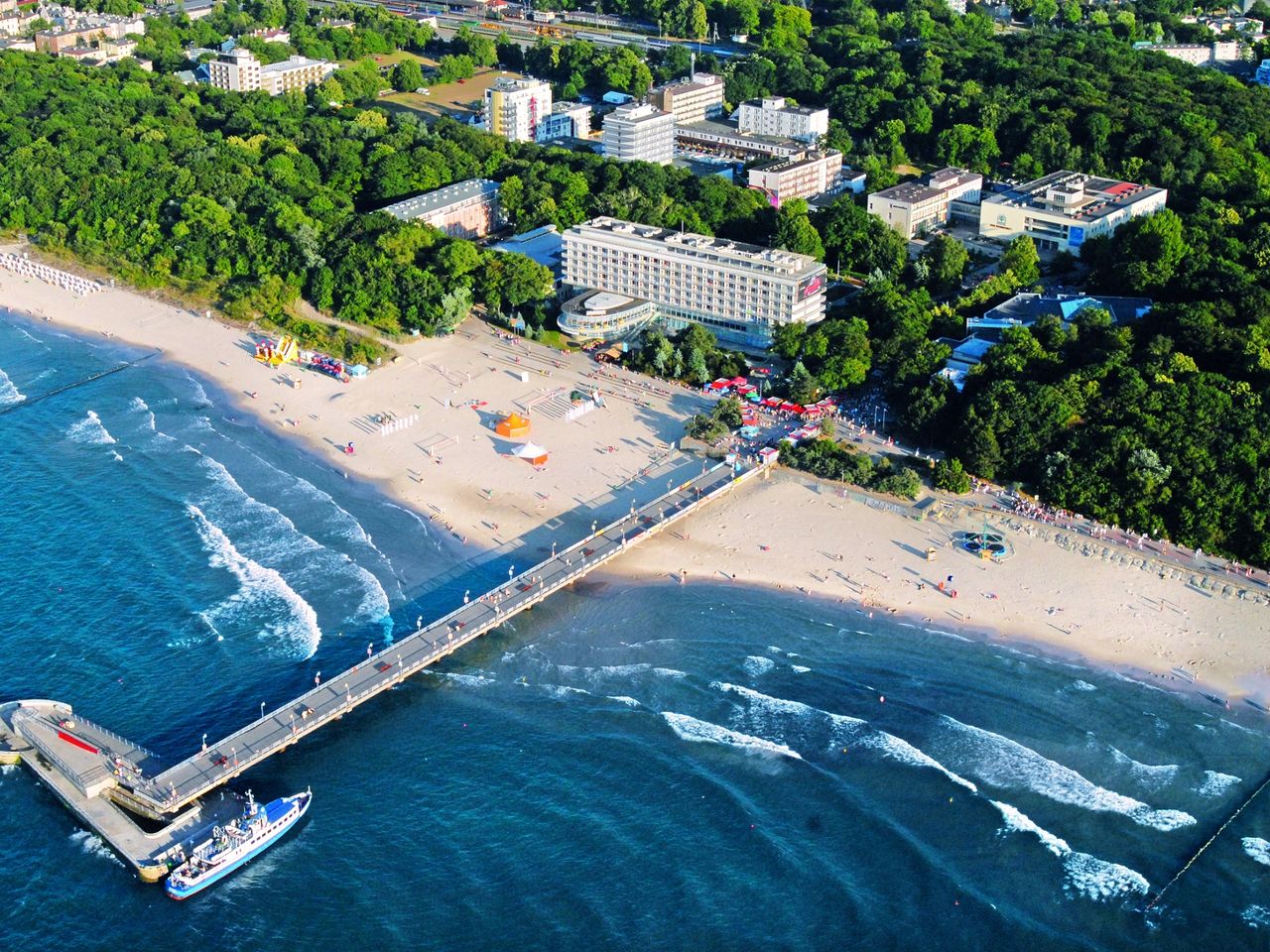 Traumhafte Lage des Royal Tulip Sand Hotel in Kolberg zu Silvester