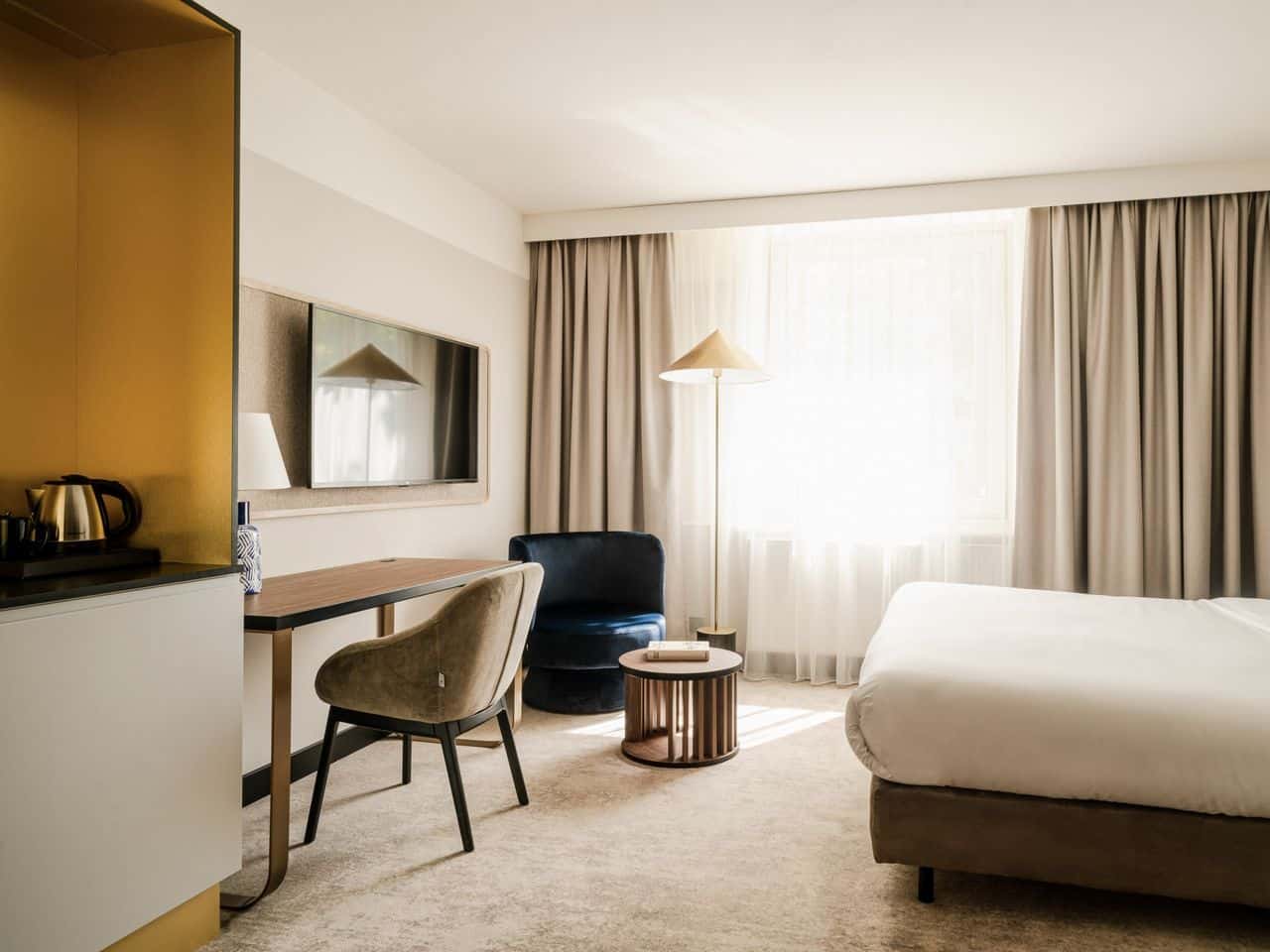 Helles, gemütliches Zimmer im Royal Tulip Sand Hotel zu Silvester