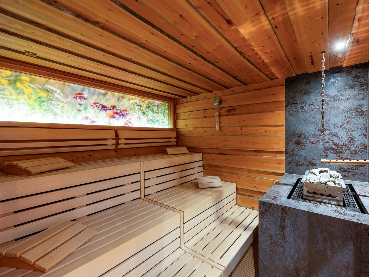 Sauna im Spa-Bereich des Anklamer Hofs zur Silvesterreise