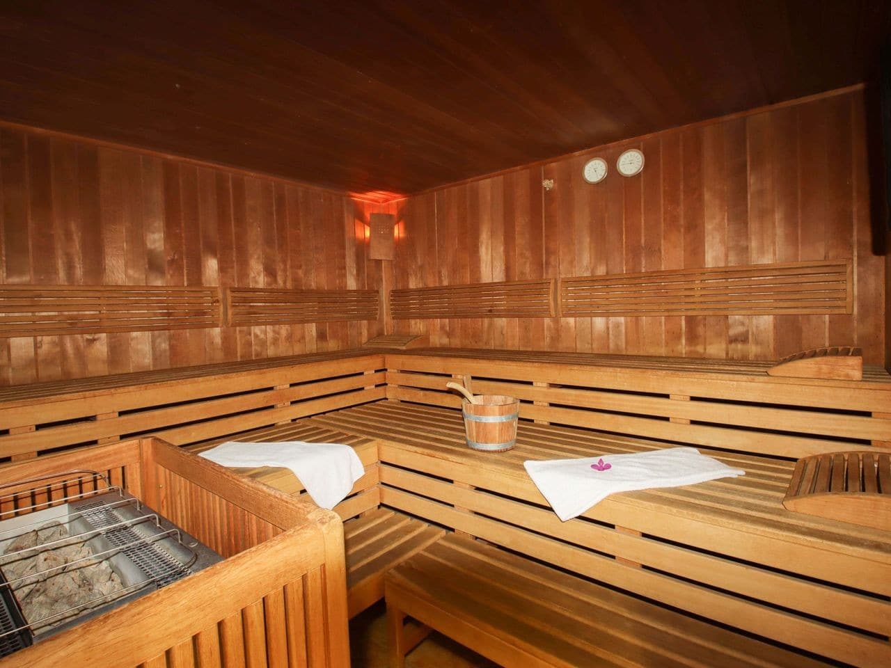 Sauna im Ferien Hotel Spree-Neiße für erholsame Silvestertage